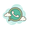 Icons8 whatsapp 100